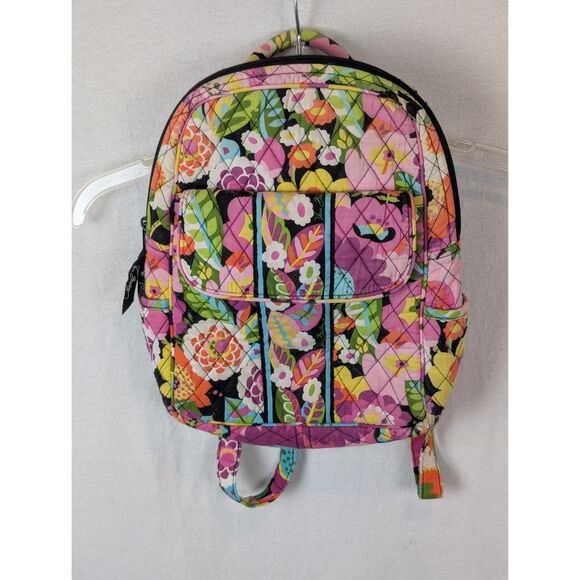 Vera Bradley Handbags - Vera Bradley Outlet Ultralight Essential Midday Garden Quilted Backpack